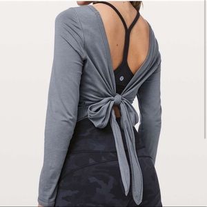 Lululemon it’s a tie long sleeve